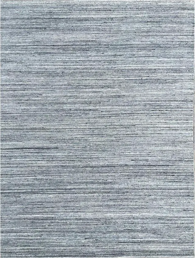 Alt view image 2 of 7 - Durable and Stylish Hand-Knotted Wool NATURAL GREY Modern Contemporary Lori Baft Gabbeh Solid Color Rectangular Area Rugs