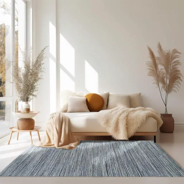 Main image of Durable and Stylish Hand-Knotted Wool NATURAL GREY Modern Contemporary Lori Baft Gabbeh Solid Color Rectangular Area Rugs