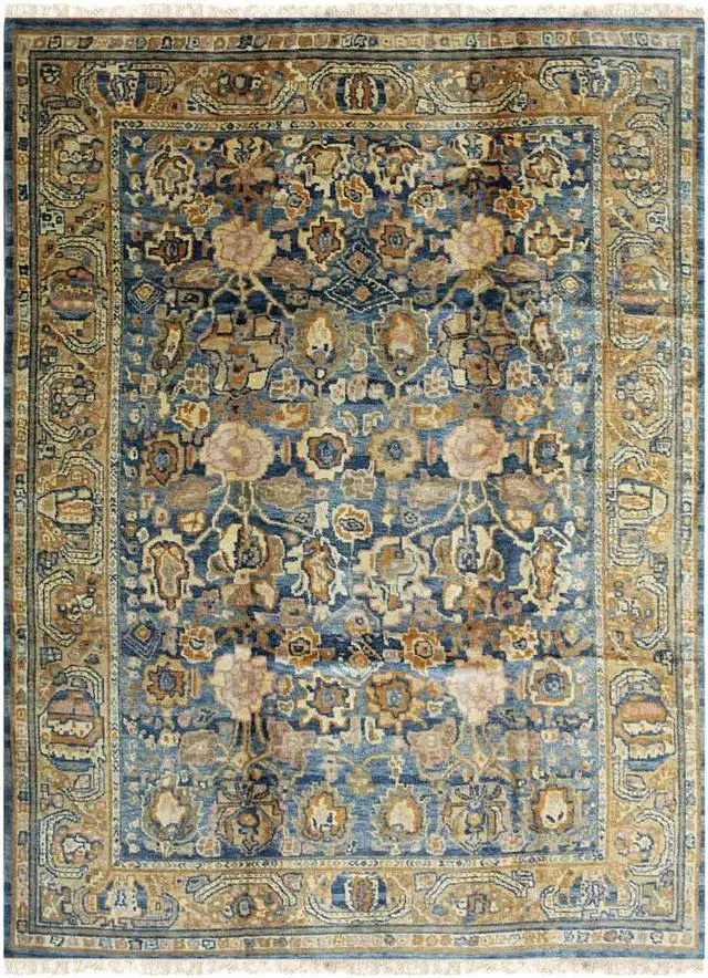 Alt view image 2 of 7 - Durable and Stylish Hand Knotted Wool P.Green / LT.FUSHIA Traditional Classic Kazak Collection Rectangular Area Rugs