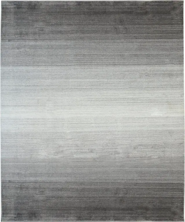 Alt view image 6 of 7 - Handloomed Wool Brown Transitional Modern Rainbow Loom Rug, Made in India