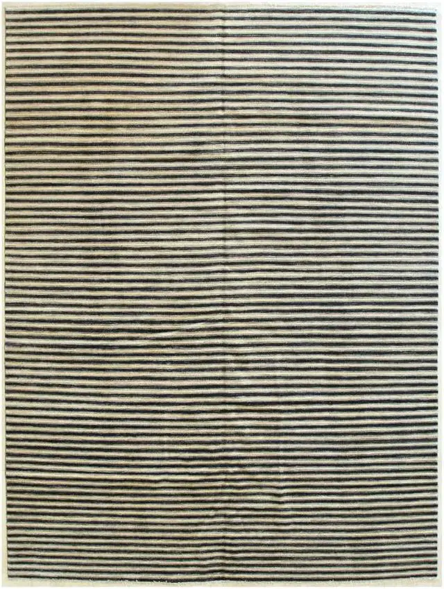 Alt view image 3 of 7 - Ivory/Red Hand Knotted Wool Traditional Oriental Agra Rug, Made in India