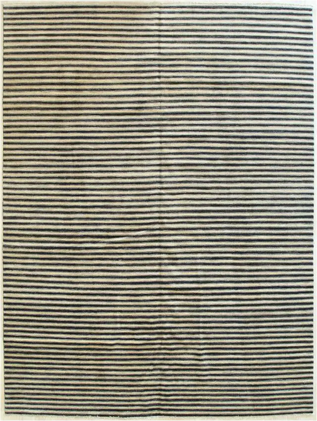 Alt view image 2 of 7 - Ivory/Red Hand Knotted Wool Traditional Oriental Agra Rug, Made in India