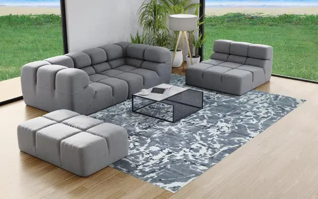 Main image of Emery Abstract Pattern Rug