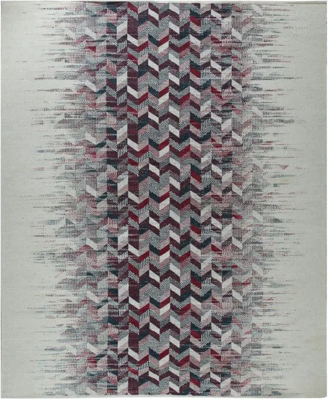 Alt view image 2 of 6 - Hand-Knotted Wool Multi Contemporary Modern Modern Flat Weave Rug
