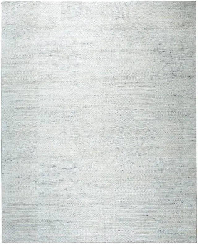 Alt view image 3 of 7 - Hand-Knotted Natural Silk Green Mix Contemporary Grass Natural Silk Grass Design Rug