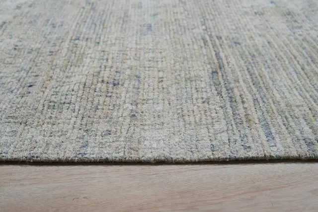 Alt view image 6 of 7 - Hand-Knotted Natural Silk Green Mix Contemporary Grass Natural Silk Grass Design Rug