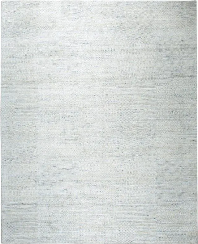 Alt view image 2 of 7 - Hand-Knotted Natural Silk Green Mix Contemporary Grass Natural Silk Grass Design Rug
