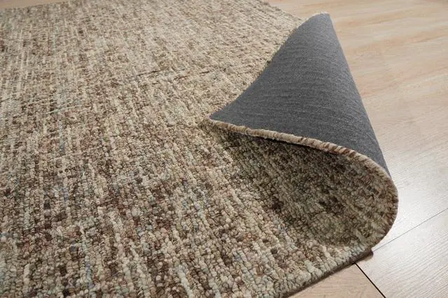 Alt view image 5 of 7 - Dark Beige/Brown Modern Contemporary Modern Tufted Loop Area Rug, Made in India