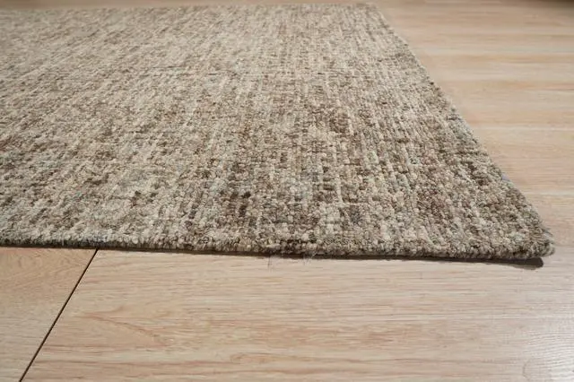 Alt view image 4 of 7 - Dark Beige/Brown Modern Contemporary Modern Tufted Loop Area Rug, Made in India