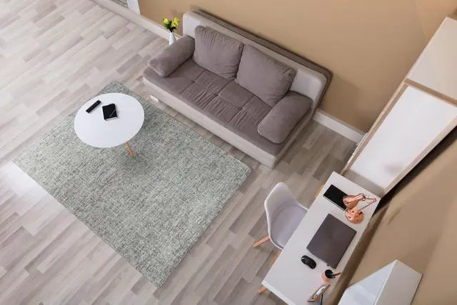 Main image of Dark Beige/Brown Modern Contemporary Modern Tufted Loop Area Rug, Made in India