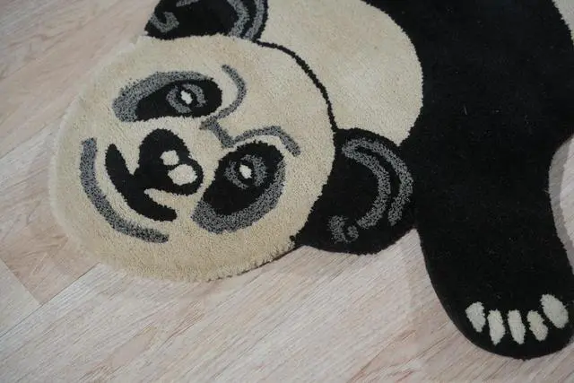 Alt view image 4 of 7 - Panda Playtime Whimsical Rug