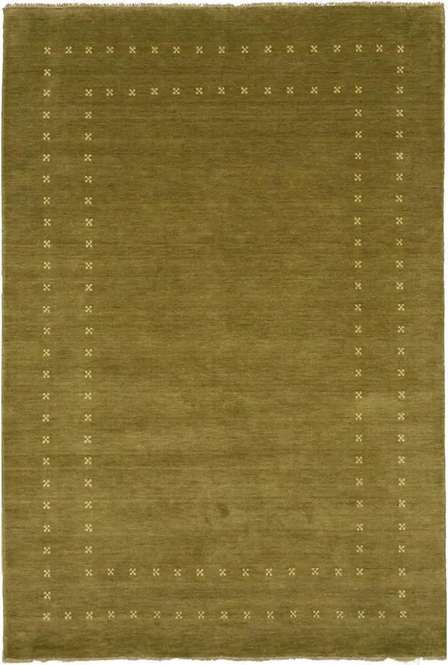 Alt view image 2 of 5 - EORC LL4OL10X14 Handmade Wool Lori Baft Rug, 10' x 14', Green