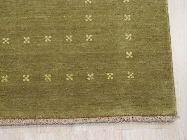 Alt view image 3 of 5 - EORC LL4OL10X14 Handmade Wool Lori Baft Rug, 10' x 14', Green