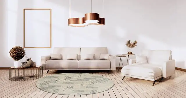 Main image of Hand-Tufted Wool Multi-Colored Gray Transitional Geometric Modern Tufted Rug, Made in India