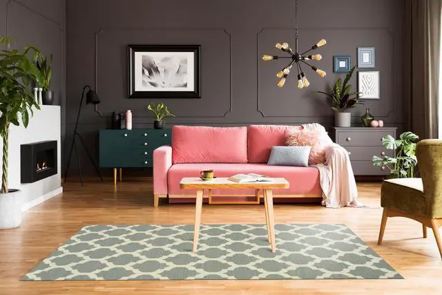 Main image of EORC DM73GY8X10 Handmade Wool Flatweave ReversibleMoroccan Rug, 8' x 10', Gray