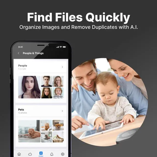 Alt view image 4 of 7 - Amber X 512GB SSD AI Wireless NAS Personal Cloud Storage+Home Assistant and Plex