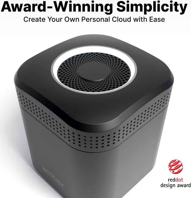 Alt view image 2 of 7 - Renewed AmberPRO All-in-One Smart Personal Cloud Storage + AC2600 Wireless Router 2TB x2 (4TB Raw)
