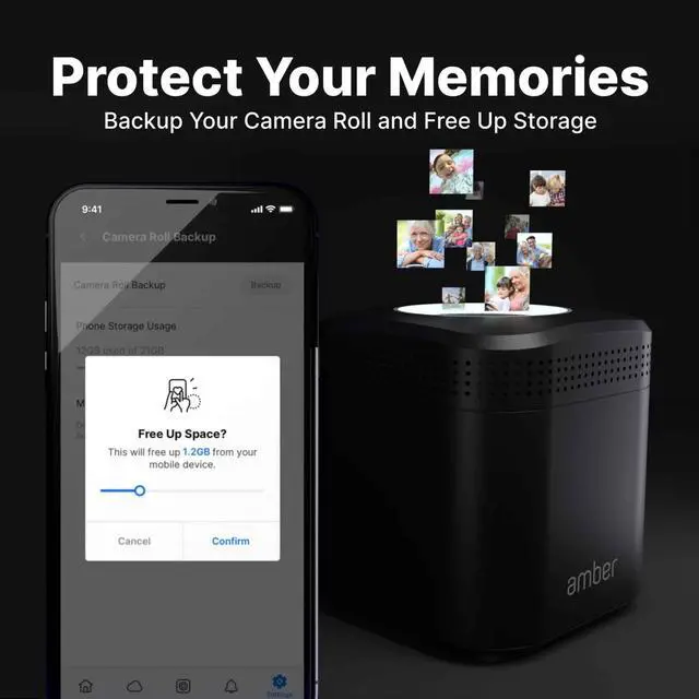 Alt view image 4 of 7 - Renewed AmberPRO All-in-One Smart Personal Cloud Storage + AC2600 Wireless Router 2TB x2 (4TB Raw)