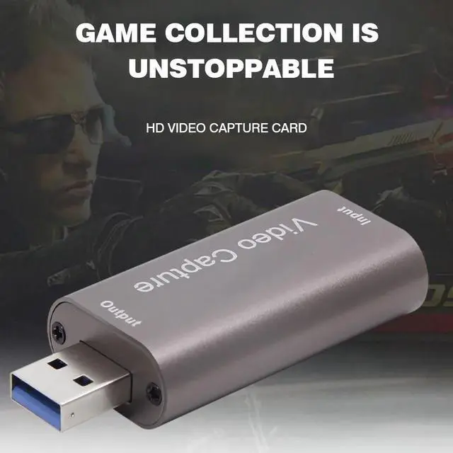 Alt view image 2 of 6 - 4K Video Capture Card USB 3.0 HDMI-compatible Grabber Recorder for PS5 Game DVD Camcorder Camera Recording Live StreamingColor: Grey (usb3.0 card)