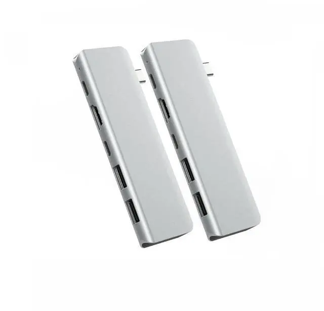 Alt view image 3 of 5 - USB C Hub Thunderbolt 3 Dock with HDMI-compatible Adapter PD 3.0 for MacBook Pro/Air M1 Type-cColor: black (usb c hub)