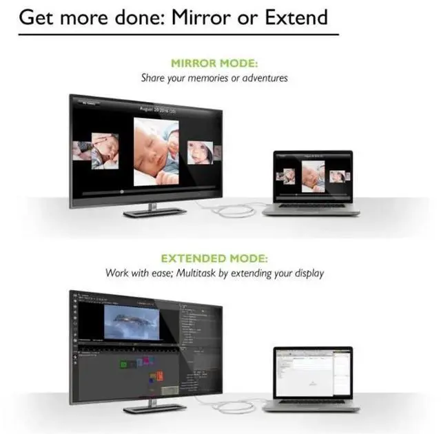 Alt view image 4 of 5 - BESIUNI 1.8M Thunderbolt Displayport Mini Display Port DP to HDMI-compatible Male Adapter cable For Apple Macbook Mac AirLength: 1.8m
Color: Red (MINI DP TO DVI)