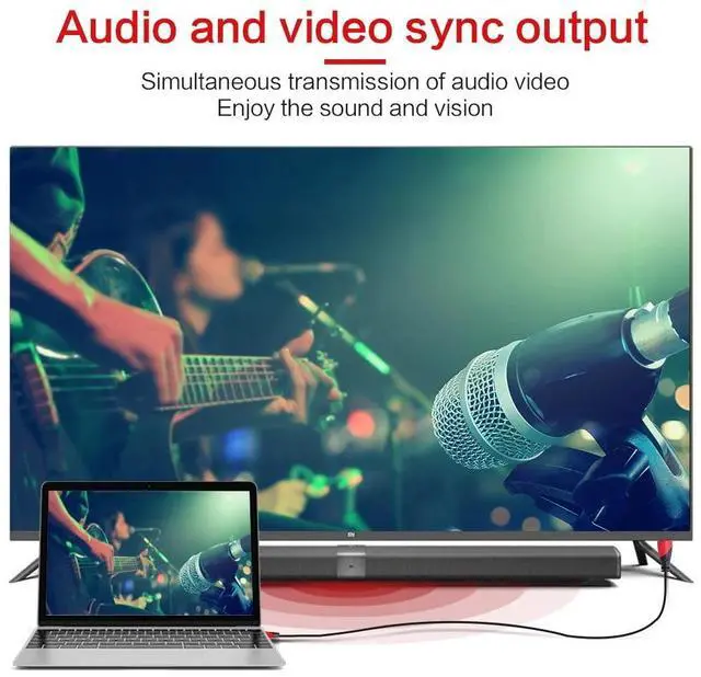 Alt view image 5 of 6 - HDMI-compatible Cable Gold Plated Connection with Red, black and white mesh 1080P,0.5m,1m,1.5m,2m,3m,5m,8m,10m,40mLength: 5m
Color: Red (red)