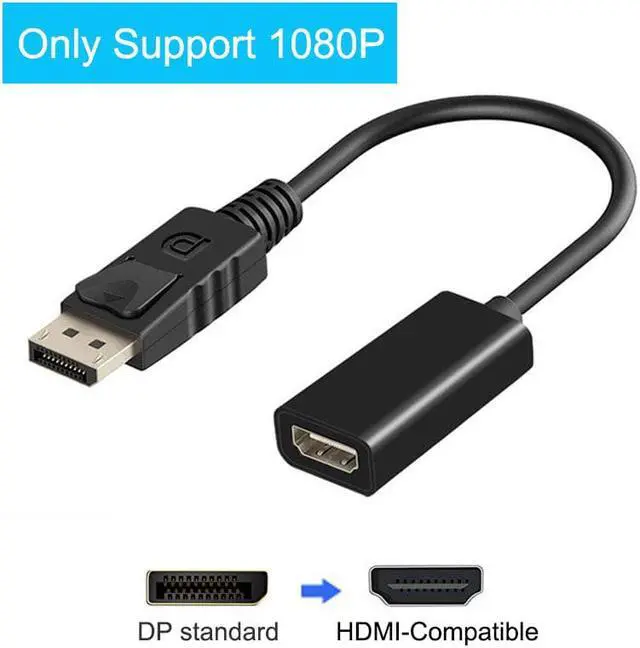 Main image of DP to HDMI-compatible Cable 4K 30Hz DisplayPort to HD Adapter Display Port Video Audio for PC HDTV Projector LaptopColor: Blue (M TO F 20CM 1080P)