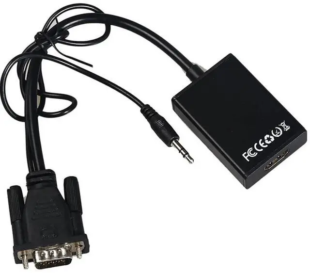 Alt view image 4 of 6 - VGA to HDMI-compatible Converter Adapter with USB Power audio 3.5mm for PC Laptop TV Box Computer Display ProjectorLength: <=0.5m (0.5m and below)
Color: Grey (hd to vga type2)