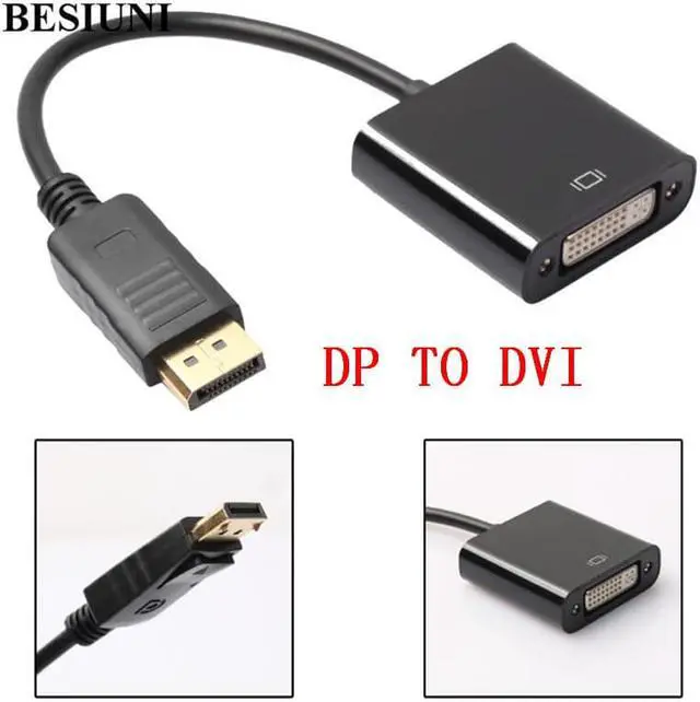 Main image of 3 in 1 DisplayPort DP To HDMI-compatible DVI VGA Adapter Cable 1080P Converter Connector For PC Projector Laptop HDTVLength: 0.5m and below (25cm)
Color: blue (DP to dvi)