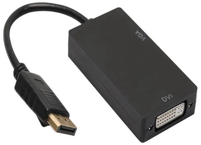 Alt view image 3 of 6 - 3 in 1 DisplayPort DP To HDMI-compatible DVI VGA Adapter Cable 1080P Converter Connector For PC Projector Laptop HDTVLength: 0.5m and below (25cm)
Color: blue (DP to dvi)