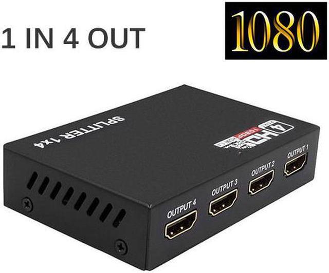 Main image of 3D 1080P HDMI-compatible Splitter HDCP 1 in 4 out Power Signal Amplifier 1x6 Audio Spliter Switch HD Converter AdapterLength: 2m (Usb charge)
Color: Other (1x4 Splitter)