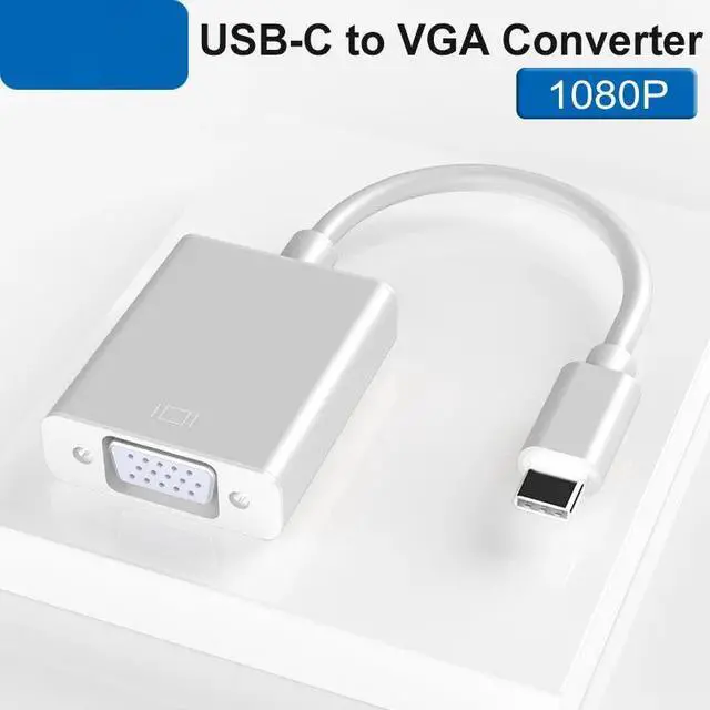 Main image of Type C Dock Adapter Thunderbolt 3 USB C Hub To HDMI-compatible VGA 3.5mm Jack USB3.2 PD Splitter for MacBook Pro Laptop PhoneColor: gray (type c to vga)