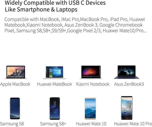 Alt view image 6 of 6 - USB C Hub To HDMI-compatible Adapter OTG Thunderbolt 3 To Usb3.0 3.5mm Dock with PD TF SD for Macbook Pro/Air M1 Galaxy S21 S25Color: Blue (10 in 1 mode G)