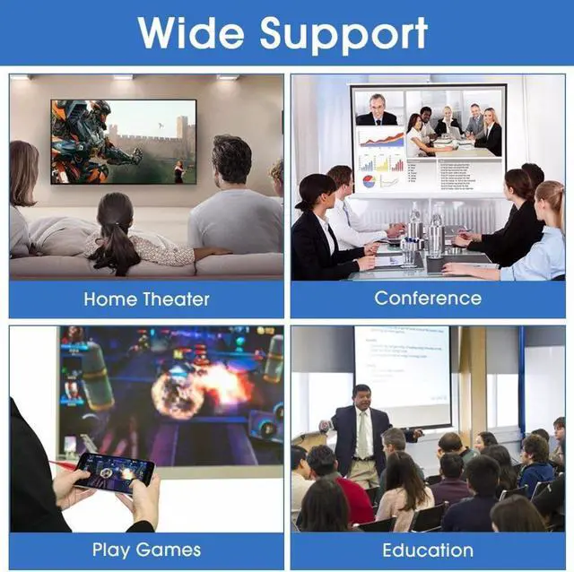 Alt view image 3 of 4 - Lighting to HDMI-compatible Splitter Cable Converter 1080P Digital AV Adapter Phone Accessories for iPhone iPad To TVLength: <=0.5m (0.5m and below)