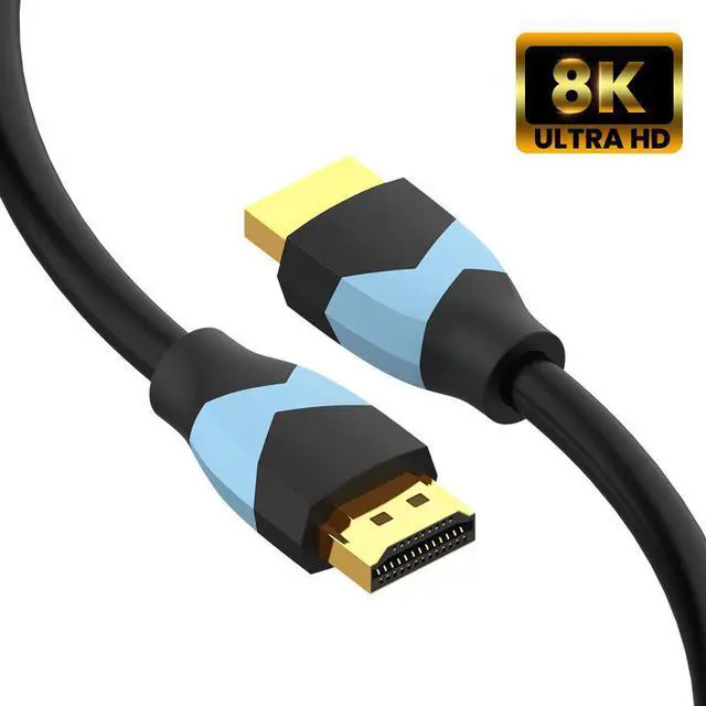 Main image of HDMI-compatible Cable 8K 60Hz 4K/120Hz 48Gbps Digital HD2.1 Cables Splitter for eARC HDR10+ PS8 Switch CableLength: 3m(2M)
Color: Black (8K)