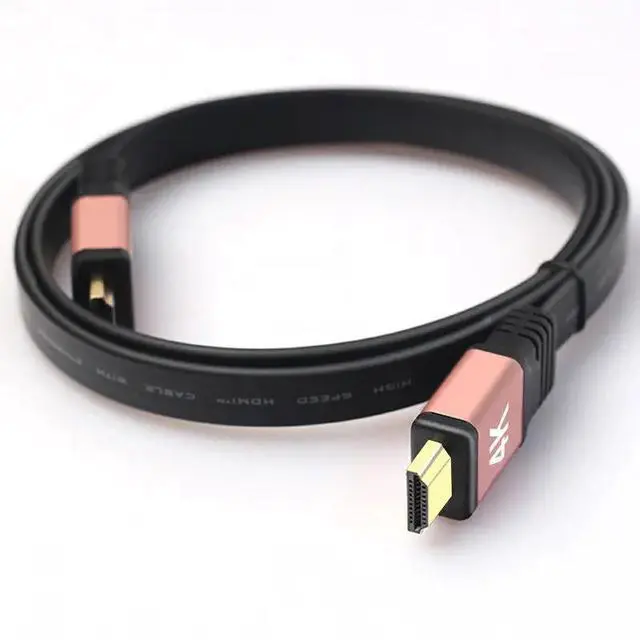 Alt view image 2 of 6 - HDMI-compatible 2.0 Cable Gold-plated 4K*2K 30AWG HD 18Gbps 3D Audio HD Support  for HD TV LCD Laptop PS3 Projector ComputerLength: 0.5m and below (100cm)
Color: white (gold)