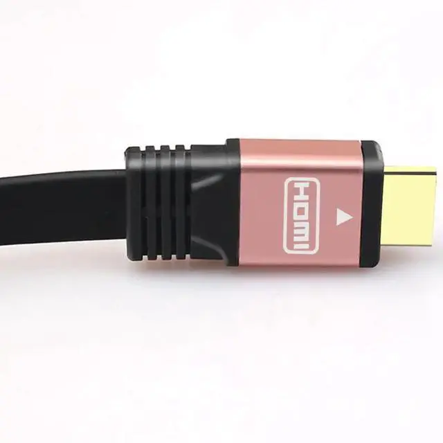 Alt view image 5 of 6 - HDMI-compatible 2.0 Cable Gold-plated 4K*2K 30AWG HD 18Gbps 3D Audio HD Support  for HD TV LCD Laptop PS10 Projector ComputerLength: 3m(300cm)
Color: white (gold)