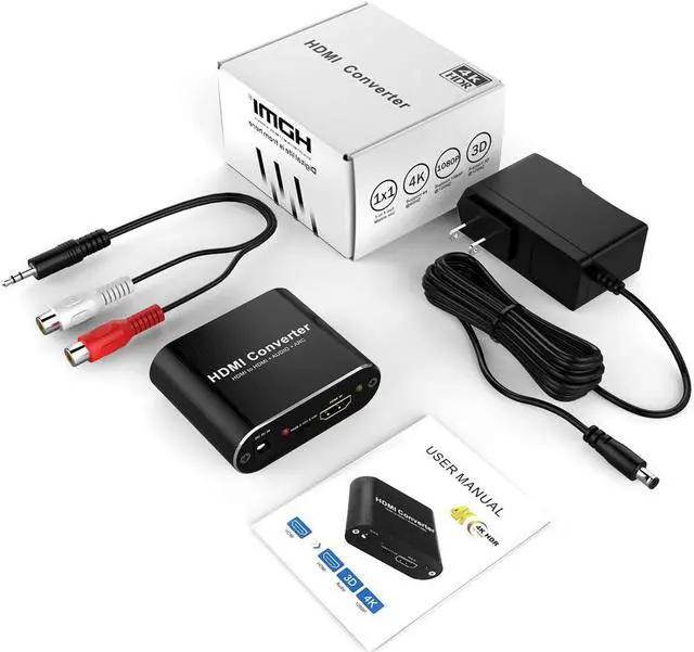 Alt view image 5 of 5 - HDMI-compatible 2.0 audio extractor 5.1 ARC 4K 60Hz HD Converter stereo Optical TOSLINK SPDIF for PS5 SpeakerLength: 7.5 m (HDMI audio extractor)
Color:Other(EU Power Plug)