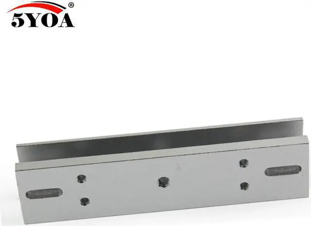 Alt view image 3 of 6 - 180kg 280kg Magnetic lock U shape bracket 350lbs frameless glass door Access Control System UM180(280kg 600lbs)