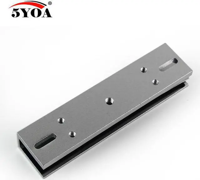 Main image of 180kg 280kg Magnetic lock U shape bracket 350lbs frameless glass door Access Control System UM180(280kg 600lbs)