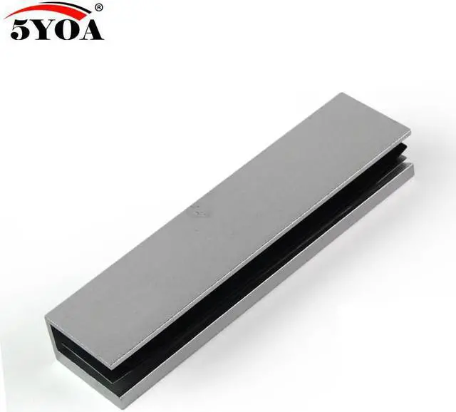 Alt view image 5 of 6 - 180kg 280kg Magnetic lock U shape bracket 350lbs frameless glass door Access Control System UM180(280kg 600lbs)