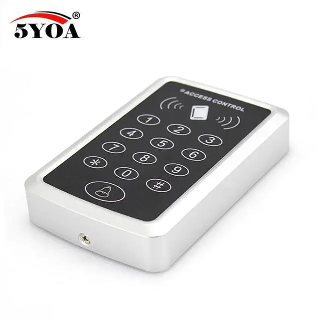 Alt view image 3 of 5 - Intercom 10 rfid tag+RFID Proximity Card Access Control System RFID/EM Keypad Card Access Control Door Opener(125khz 1000user)