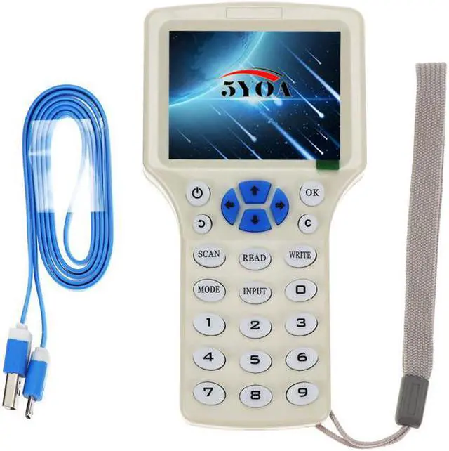 Alt view image 5 of 6 - RFID Copier Writer Readers Duplicator 125KHz 13.56MHz USB Programmer NFC Smart 10 Frequency Key fob Cards Reader UID Decoder(10pcs 125khz Cards)