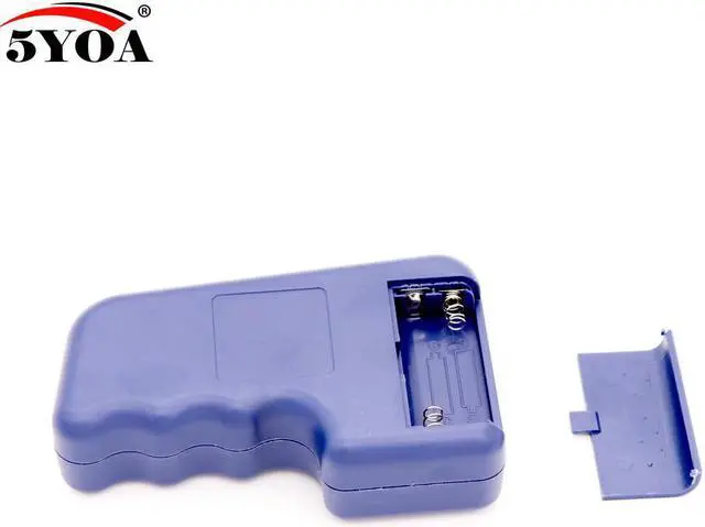 Alt view image 6 of 6 - Handheld 125KHz EM4100 RFID Copier Writer Duplicator Programmer Reader + EM4305 T5577 Rewritable ID Keyfobs Tags Card(5Keys and 5Cards)