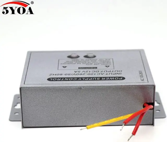 Alt view image 4 of 6 - Access Control Power Supply 12V 5A High End Door RFID Fingerprint Supplier Adapter Covertor System Machine DC AC 100~260V(12V3A White Power)