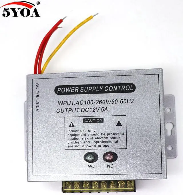 Alt view image 5 of 6 - Access Control Power Supply 12V 5A High End Door RFID Fingerprint Supplier Adapter Covertor System Machine DC AC 100~260V(12V3A White Power)
