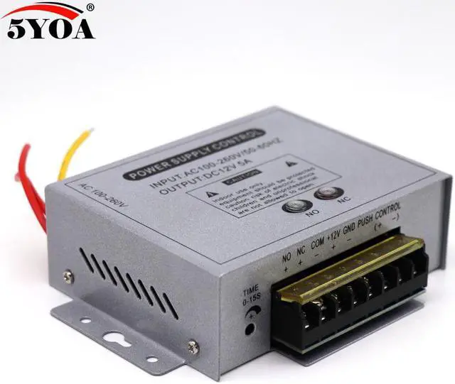 Alt view image 2 of 6 - Access Control Power Supply 12V 5A High End Door RFID Fingerprint Supplier Adapter Covertor System Machine DC AC 100~260V(12V3A White Power)