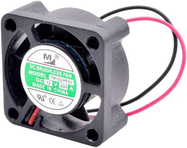 Alt view image 4 of 4 - YM1202PFS2 2.5cm 25mm 25x25x10mm DC12V 0.04A micro device quiet small cooling fan