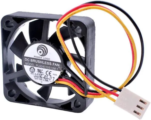 Alt view image 2 of 4 - PLA04010S12M-1 4cm 40mm fan 4010 40x40x10mm DC12V 0.08A Computer CPU North and South Bridge small cooling fan