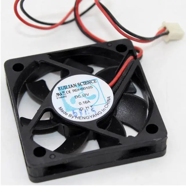 Alt view image 2 of 4 - RDH5010S 5cm 5010 50x50x10mm 12V0.16A computer chassis CPU motherboard cooling fan